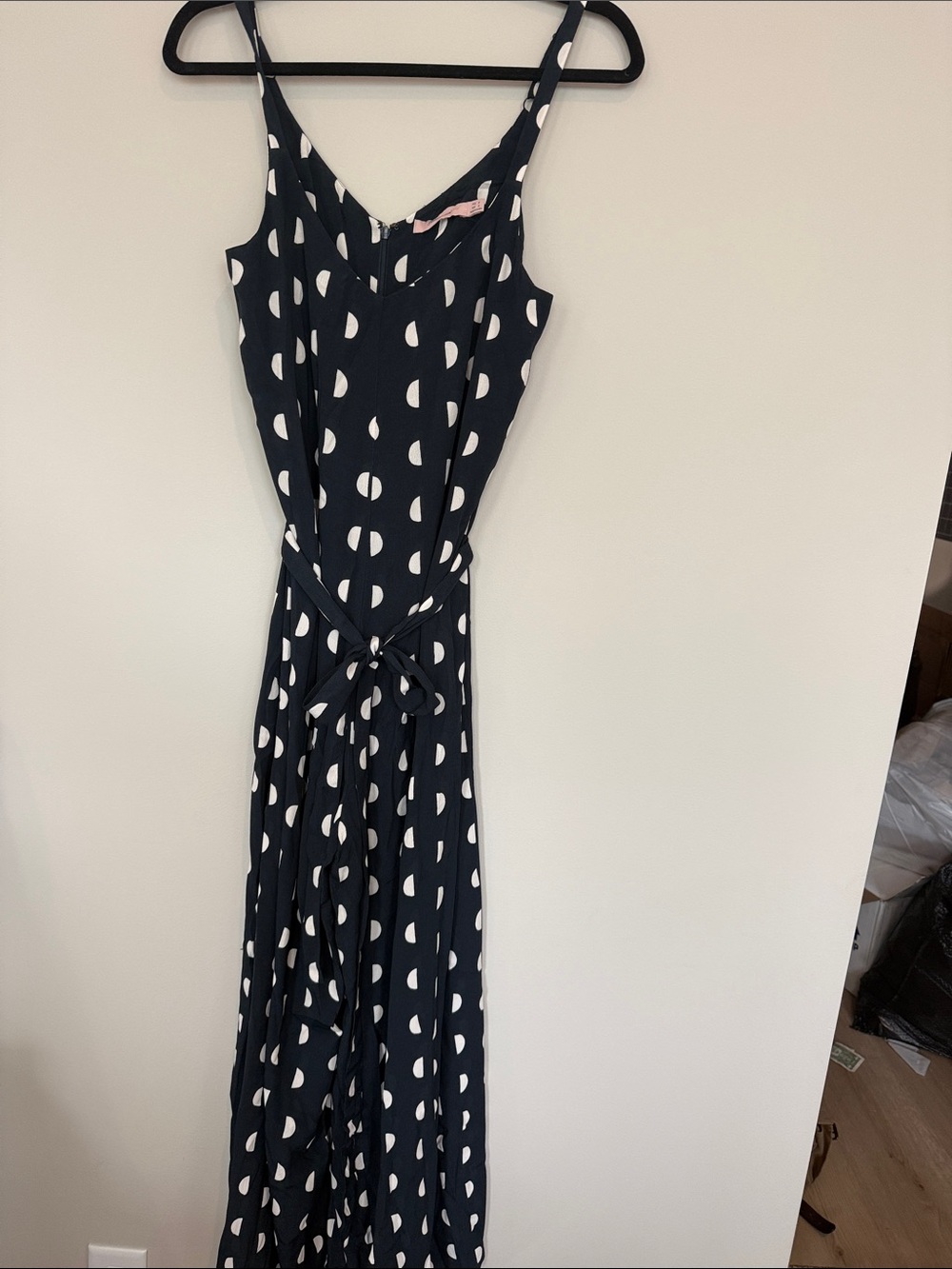 Mister Zimi Navy Jumpsuit with White Semi-Circle Print - Picture 2 of 4
